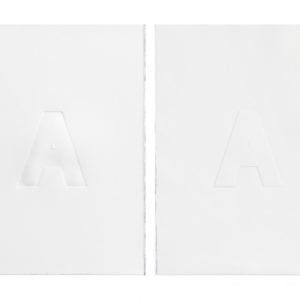 “Principio I, II”, 2015, Serie: Sin Título , Grabado: Intaglio sobre papel de algodón, 57 x 76 cm.