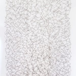 “No. 1”, 2014, Serie: Sin Título, Metal soldado, 250 x 160 cm.