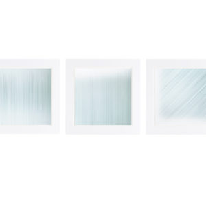 “Espacio I, II, III”, 2017, Direcciones series, Digital engraving, Crayon and pencil, 50 x 50 cm